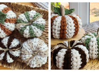 Farmhouse Braids Pumpkin Free Crochet Pattern and Video Tutorial