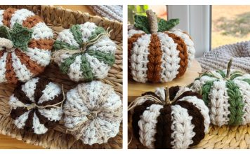 Farmhouse Braids Pumpkin Free Crochet Pattern and Video Tutorial