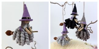Flying Witches Crochet Pattern