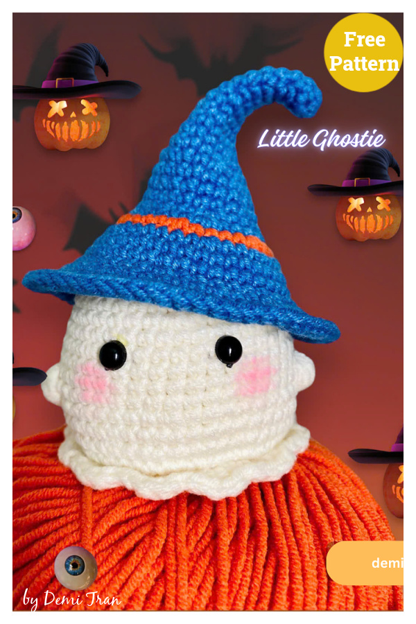 Halloween Ghostie Free Crochet Pattern
