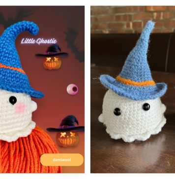 Halloween Ghostie Free Crochet Pattern