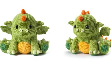 Koji the Baby Dragon Free Crochet Pattern