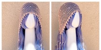 Lacy Beaded Hat Free Crochet Pattern and Video Tutorial