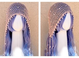 Lacy Beaded Hat Free Crochet Pattern and Video Tutorial