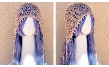 Lacy Beaded Hat Free Crochet Pattern and Video Tutorial