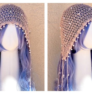 Lacy Beaded Hat Free Crochet Pattern and Video Tutorial