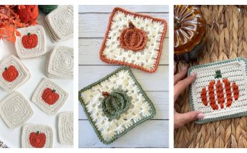 Pumpkin Granny Square Crochet Patterns