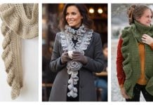 Ruffle Scarf Crochet Patterns