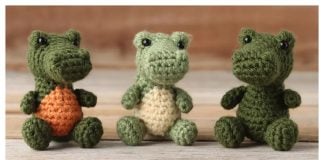 Small Alligator Free Crochet Pattern