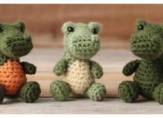 Small Alligator Free Crochet Pattern