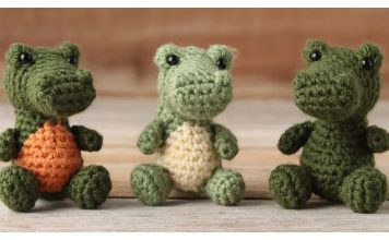 Small Alligator Free Crochet Pattern