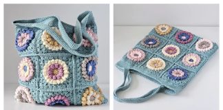 Spring Meadow Tote Bag Free Crochet Pattern