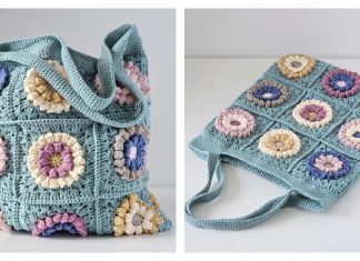 Spring Meadow Tote Bag Free Crochet Pattern