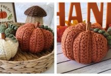 Star Stitch Pumpkin Free Crochet Pattern