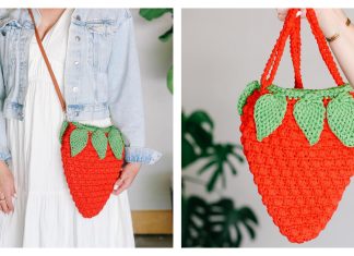 Strawberry Purse Free Crochet Pattern