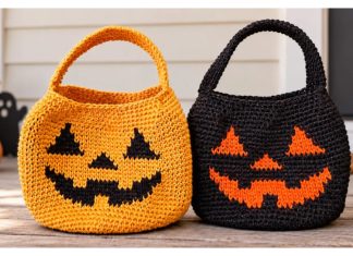 Trick or Treat Basket Free Crochet Pattern and Video Tutorial