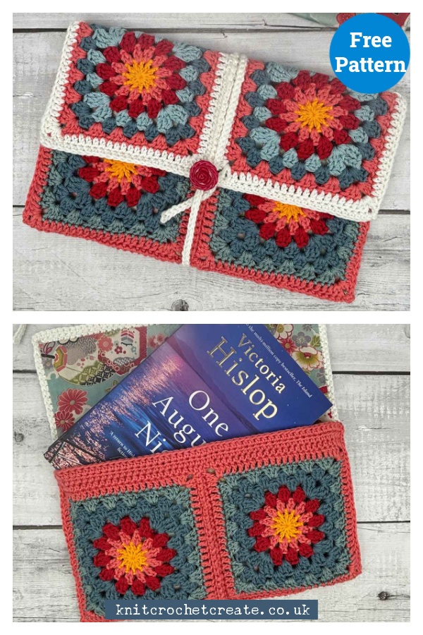 Winter Sun Book Cover Free Crochet Pattern